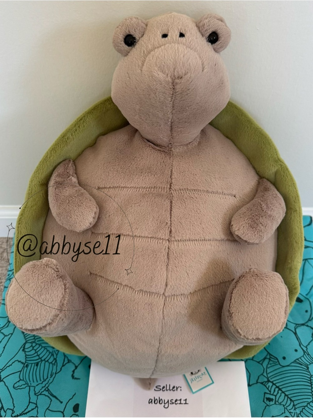 Jellycat Timmy Turtle - Big - Authentic - Brand New With Tags - Fast Ship